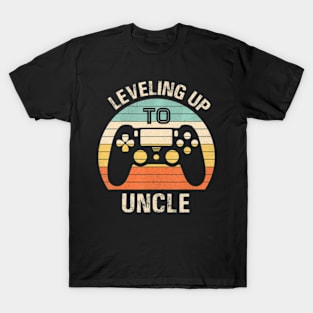 Leveling up to uncle 2024  video men T-Shirt